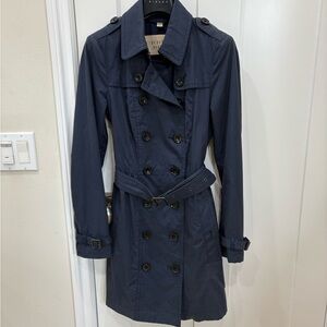 Burberry Brit Women's Navy Trench Coat